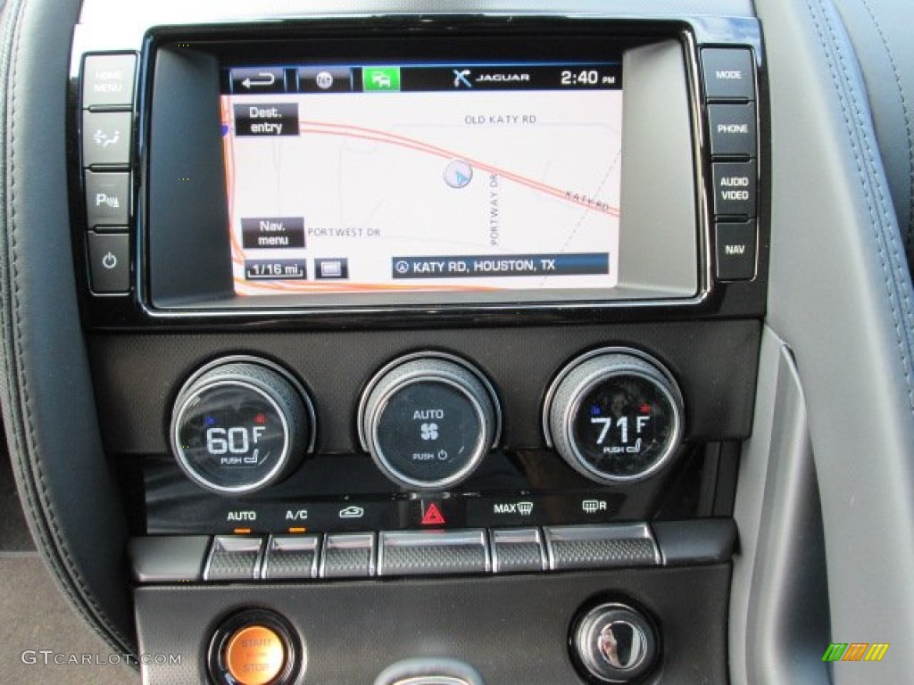 2014 Jaguar F-TYPE S Controls Photo #86535681