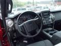 2014 Ford F350 Super Duty Platinum Black Leather Interior Dashboard Photo