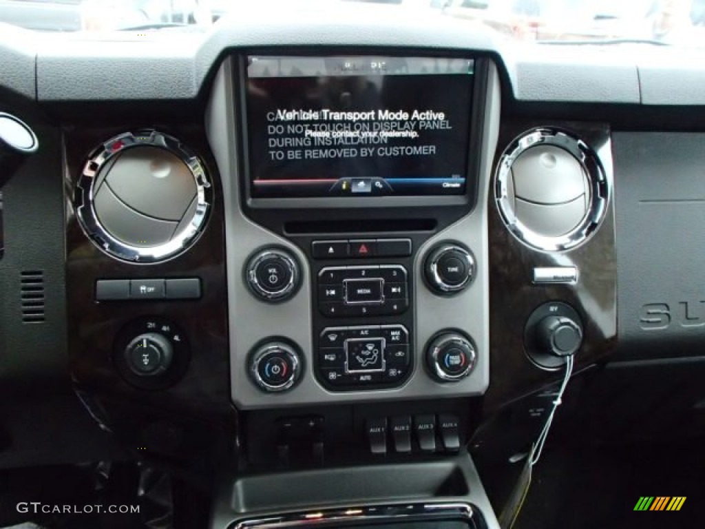 2014 Ford F350 Super Duty Platinum Crew Cab 4x4 Controls Photo #86535849