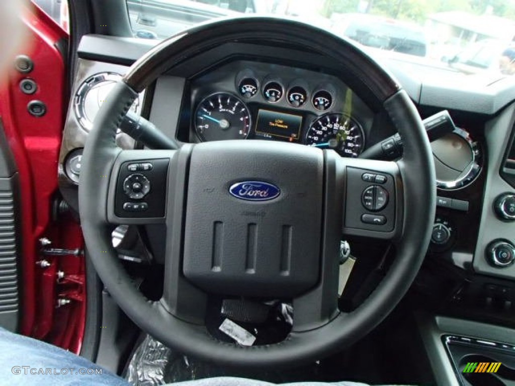 2014 Ford F350 Super Duty Platinum Crew Cab 4x4 Steering Wheel Photos