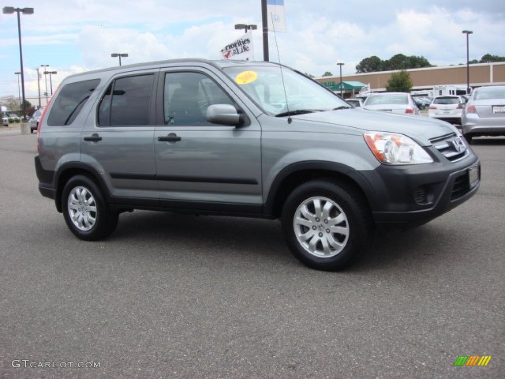 2006 CR-V EX 4WD - Silver Moss Metallic / Black photo #8