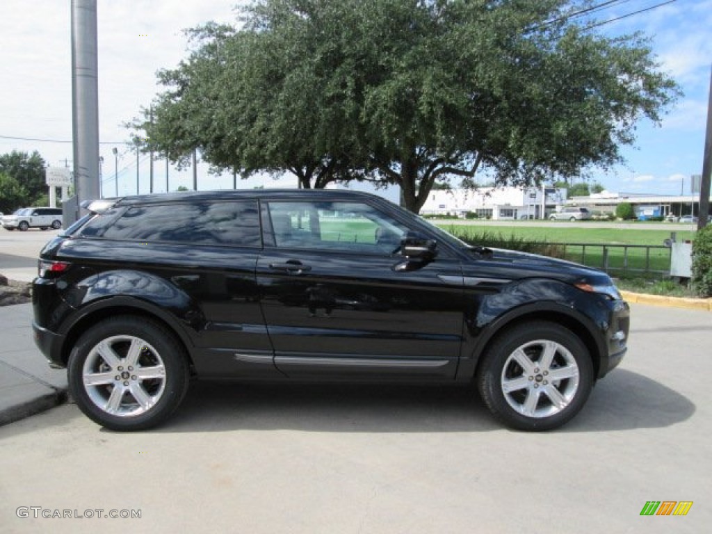 Santorini Black Metallic 2013 Land Rover Range Rover Evoque Pure Exterior Photo #86536074