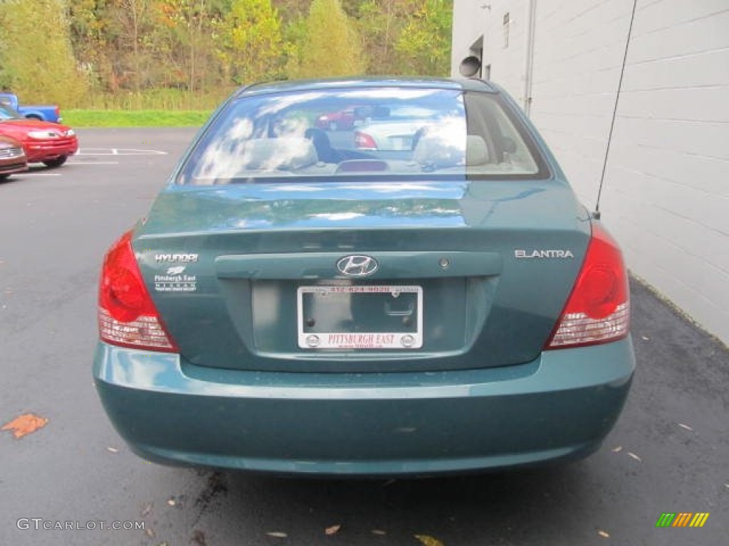2006 Elantra GLS Sedan - Spruce Green / Beige photo #4