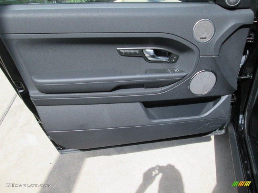 2013 Land Rover Range Rover Evoque Pure Ebony Door Panel Photo #86536215