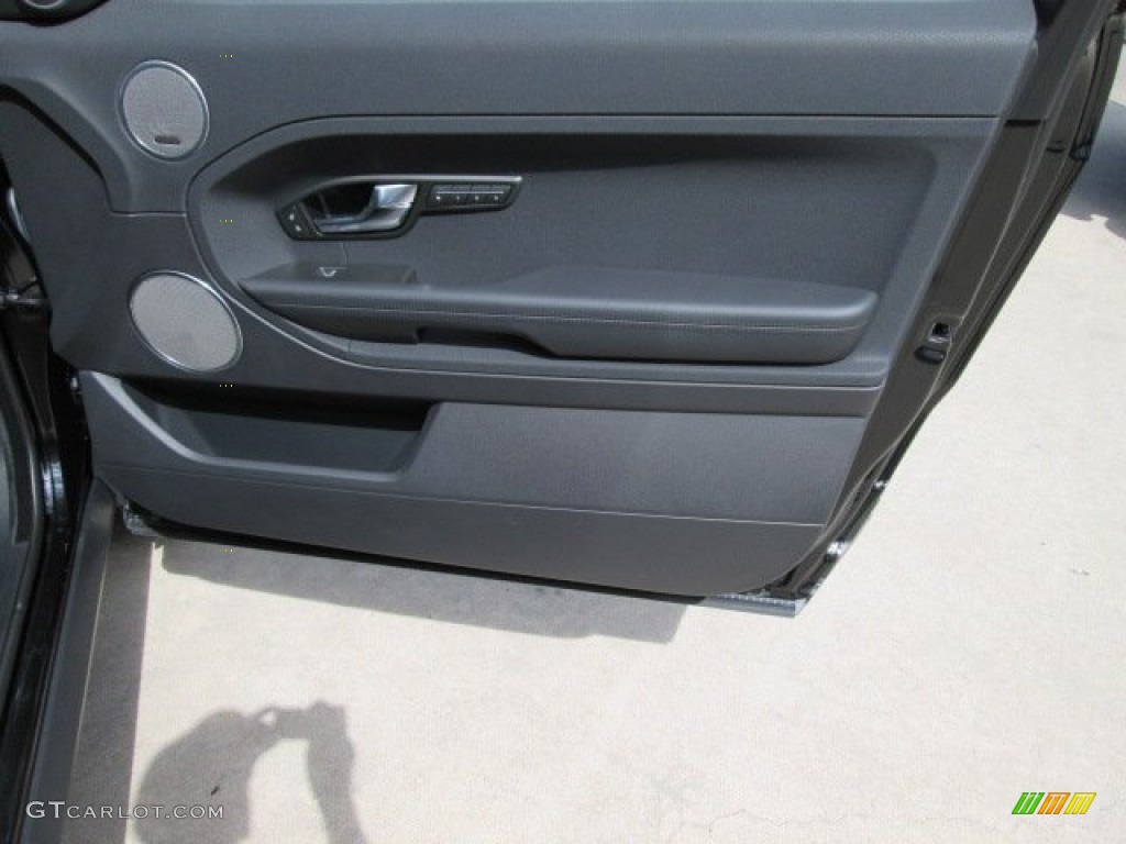 2013 Land Rover Range Rover Evoque Pure Ebony Door Panel Photo #86536239