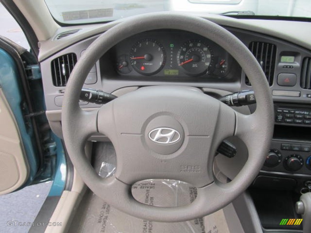2006 Elantra GLS Sedan - Spruce Green / Beige photo #11