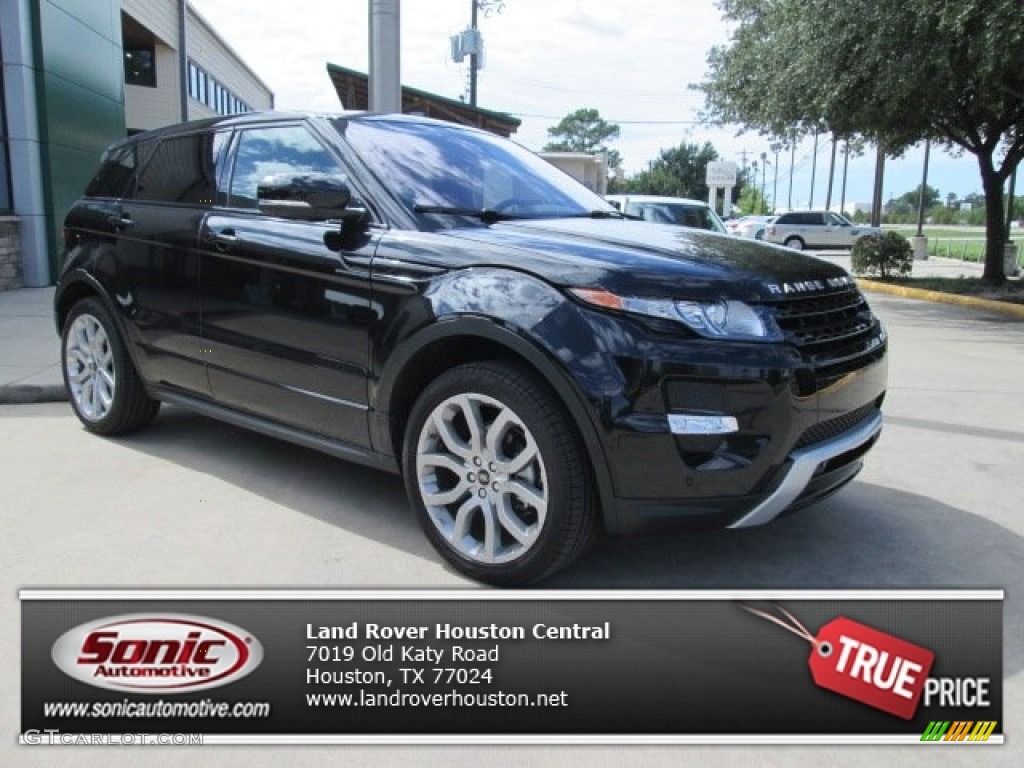 Santorini Black Metallic Land Rover Range Rover Evoque Dynamic