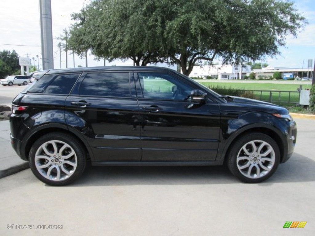 Santorini Black Metallic 2013 Land Rover Range Rover Evoque Dynamic Exterior Photo #86536599
