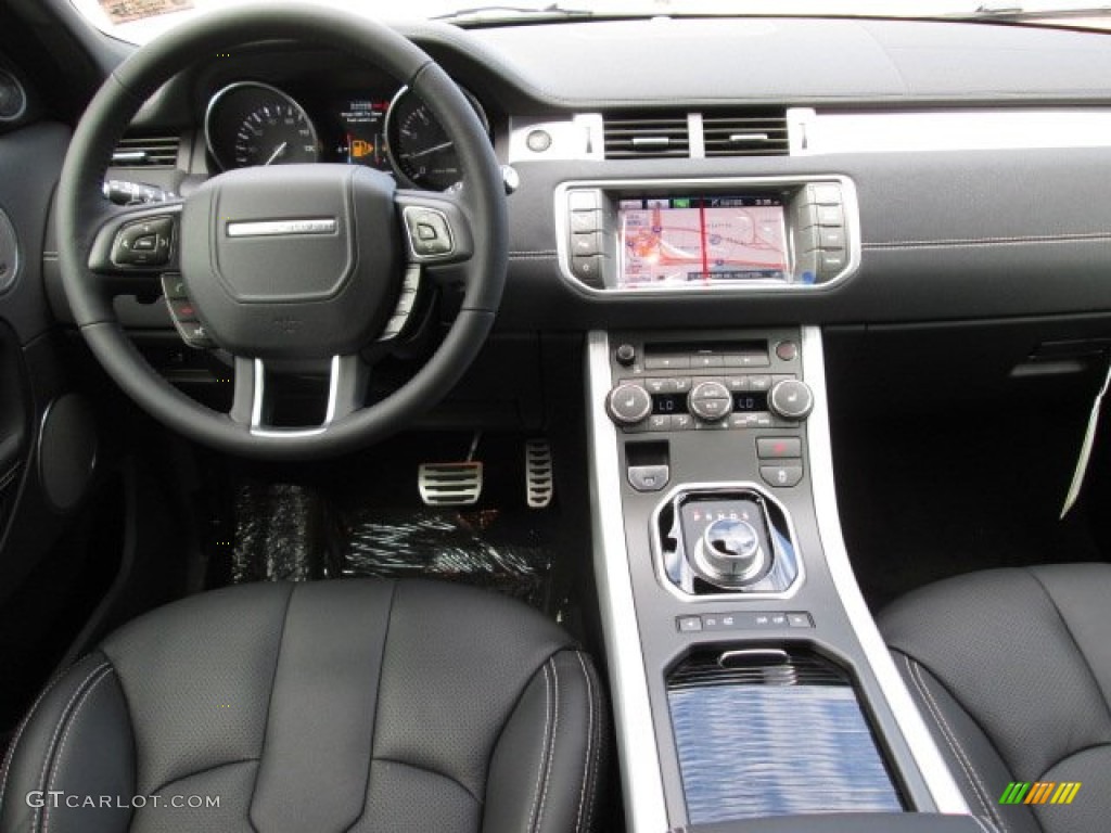 2013 Land Rover Range Rover Evoque Dynamic Dynamic Ebony/Cirrus Dashboard Photo #86537160