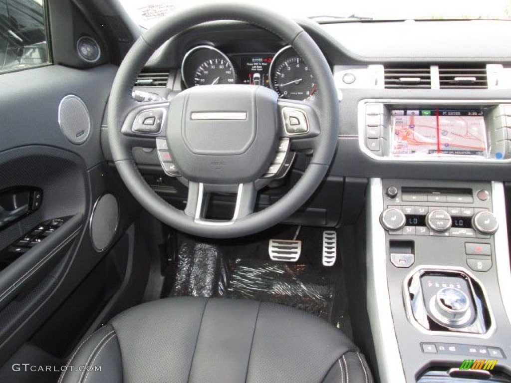 2013 Land Rover Range Rover Evoque Dynamic Dynamic Ebony/Cirrus Dashboard Photo #86537178