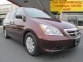 2007 Dark Cherry Pearl Honda Odyssey LX  photo #1