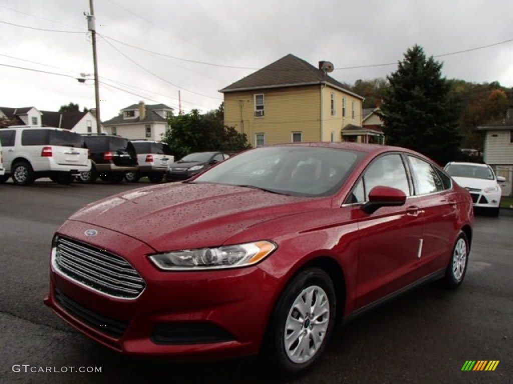Ruby Red Ford Fusion