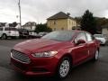 2014 Ruby Red Ford Fusion S  photo #1