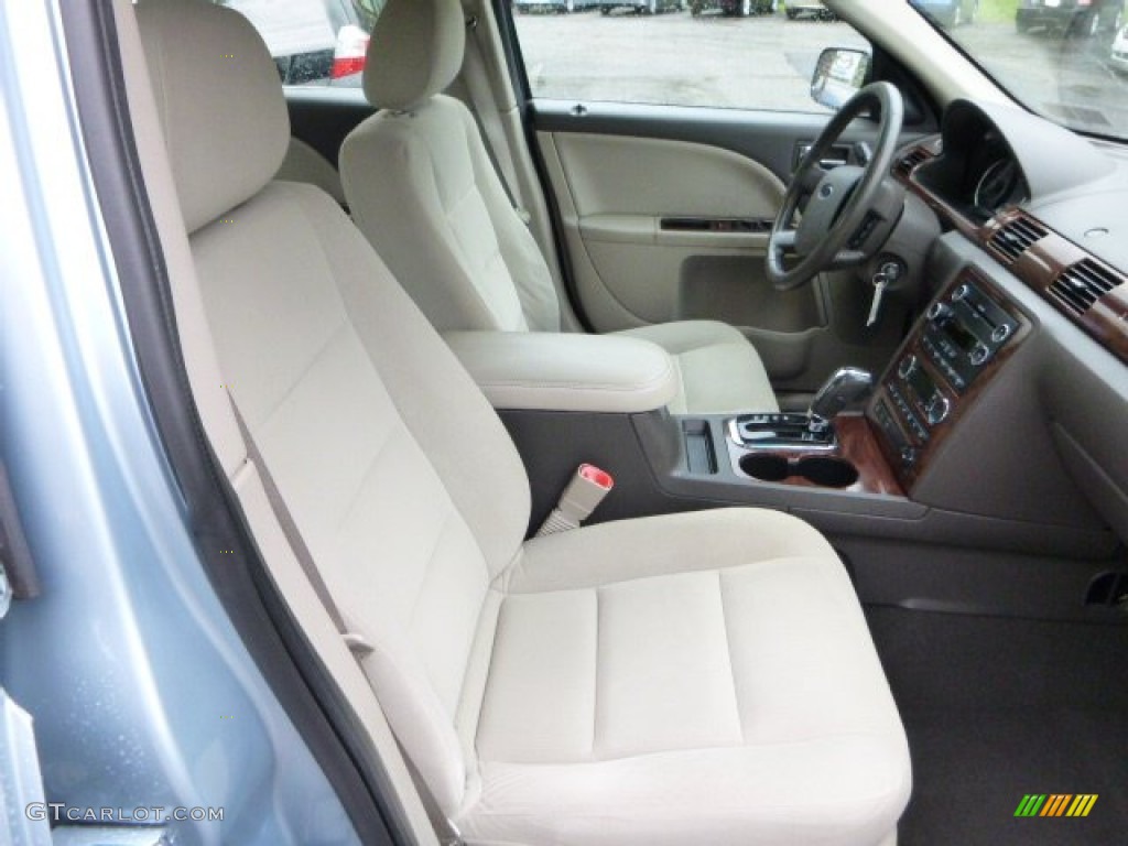 2008 Taurus SEL - Light Ice Blue Metallic / Camel photo #10