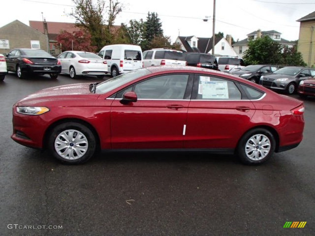 Ruby Red 2014 Ford Fusion S Exterior Photo #86537997