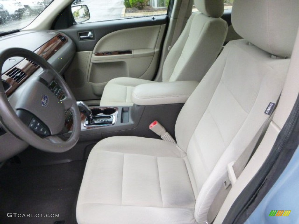 2008 Taurus SEL - Light Ice Blue Metallic / Camel photo #16