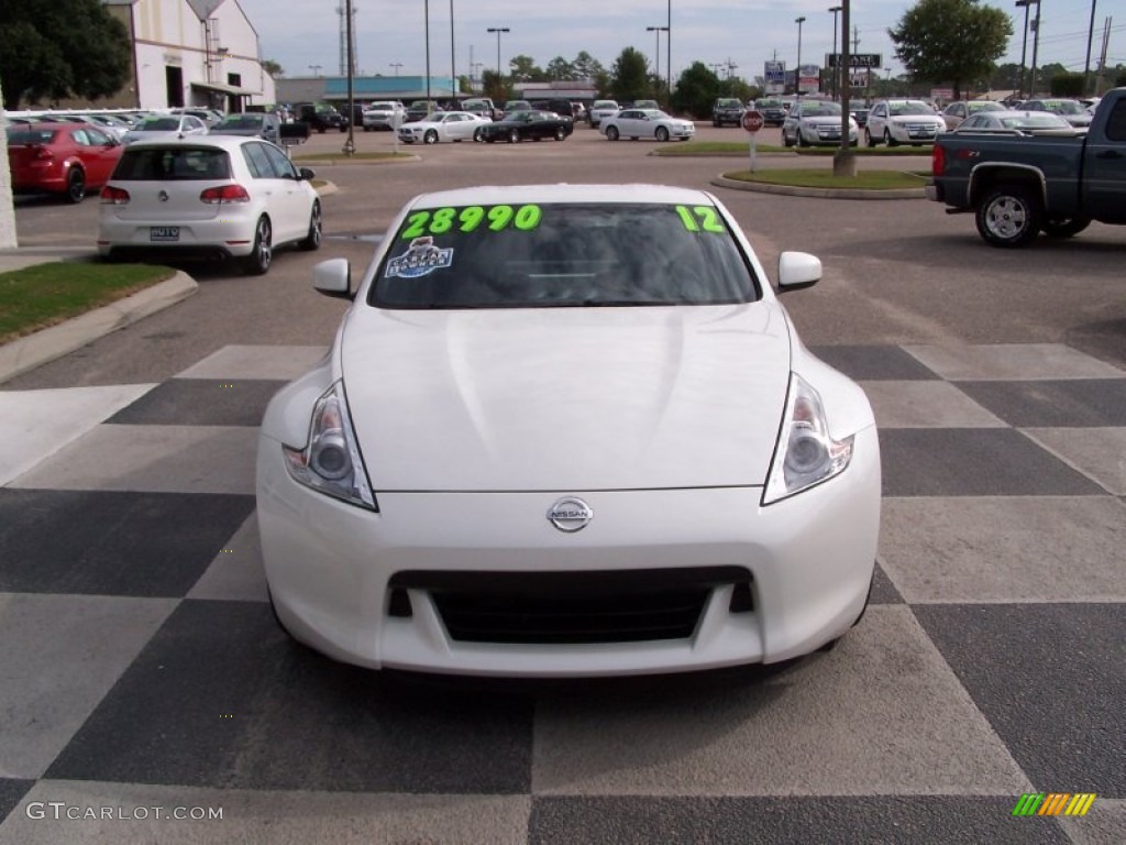 2012 370Z Sport Touring Coupe - Pearl White / Gray photo #2