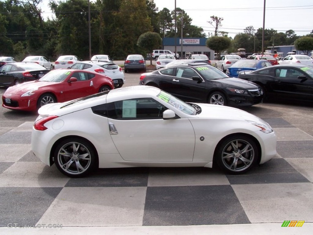 2012 370Z Sport Touring Coupe - Pearl White / Gray photo #3