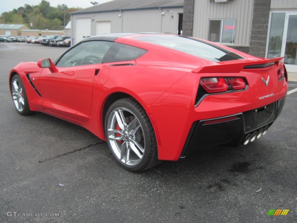 2014 Corvette Stingray Coupe Z51 - Torch Red / Jet Black photo #7