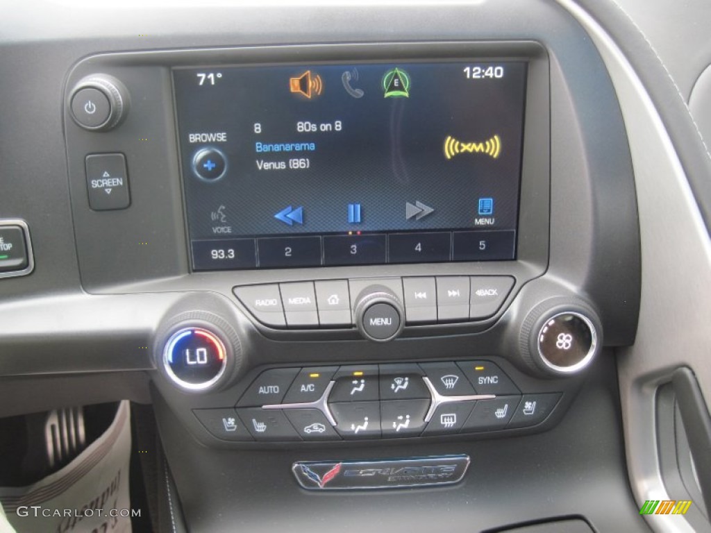 2014 Chevrolet Corvette Stingray Coupe Z51 Controls Photo #86540241