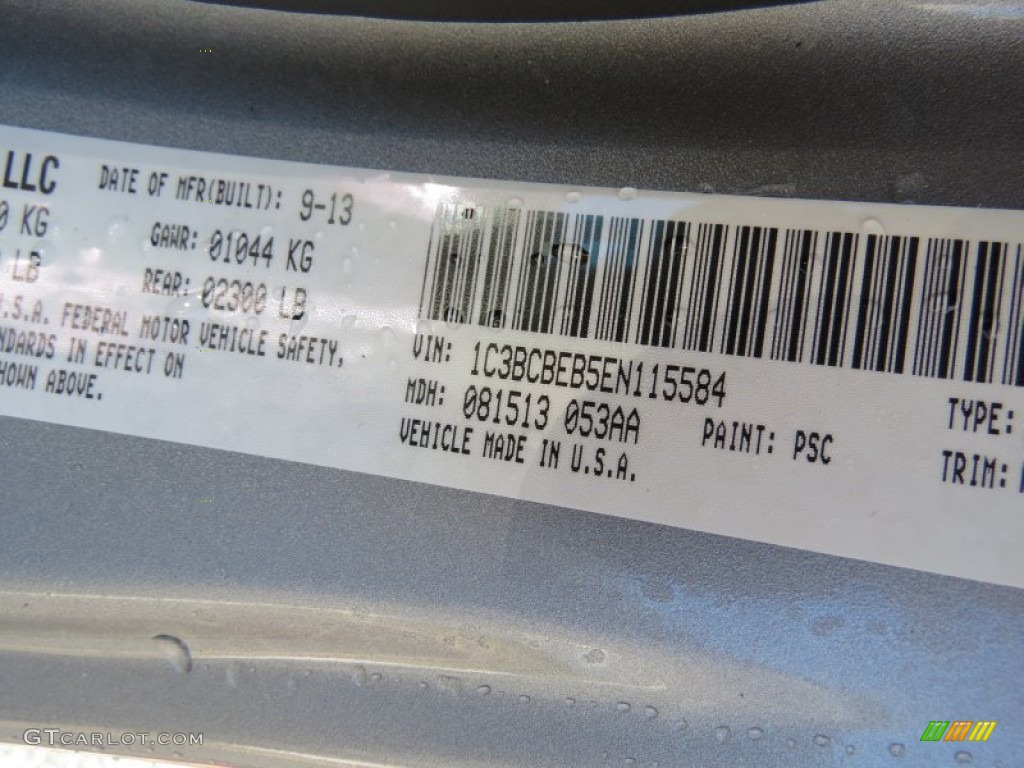 2014 200 Color Code PSC for Billet Silver Metallic Photo #86540745
