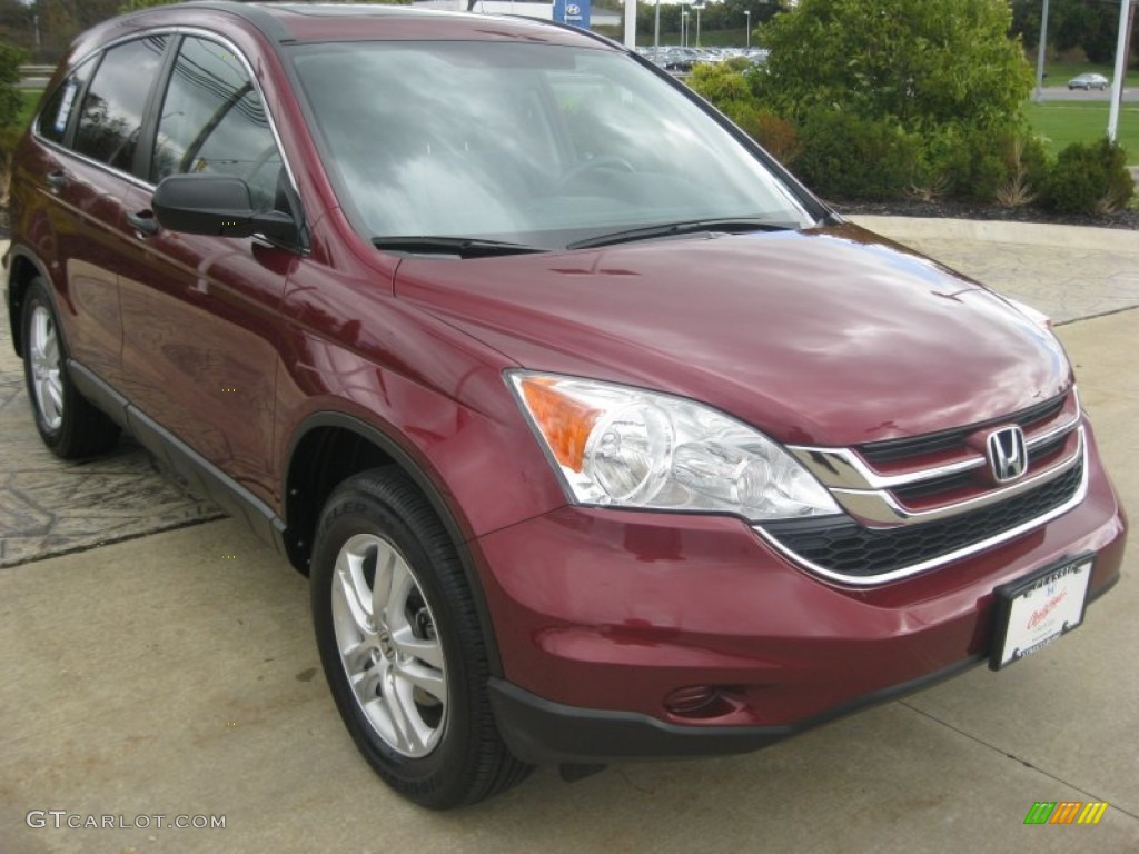 2010 CR-V EX - Tango Red Pearl / Gray photo #3