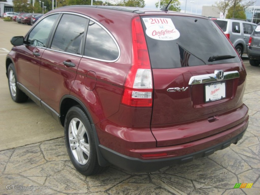 2010 CR-V EX - Tango Red Pearl / Gray photo #7