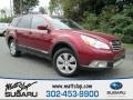 2011 Ruby Red Pearl Subaru Outback 2.5i Limited Wagon  photo #1
