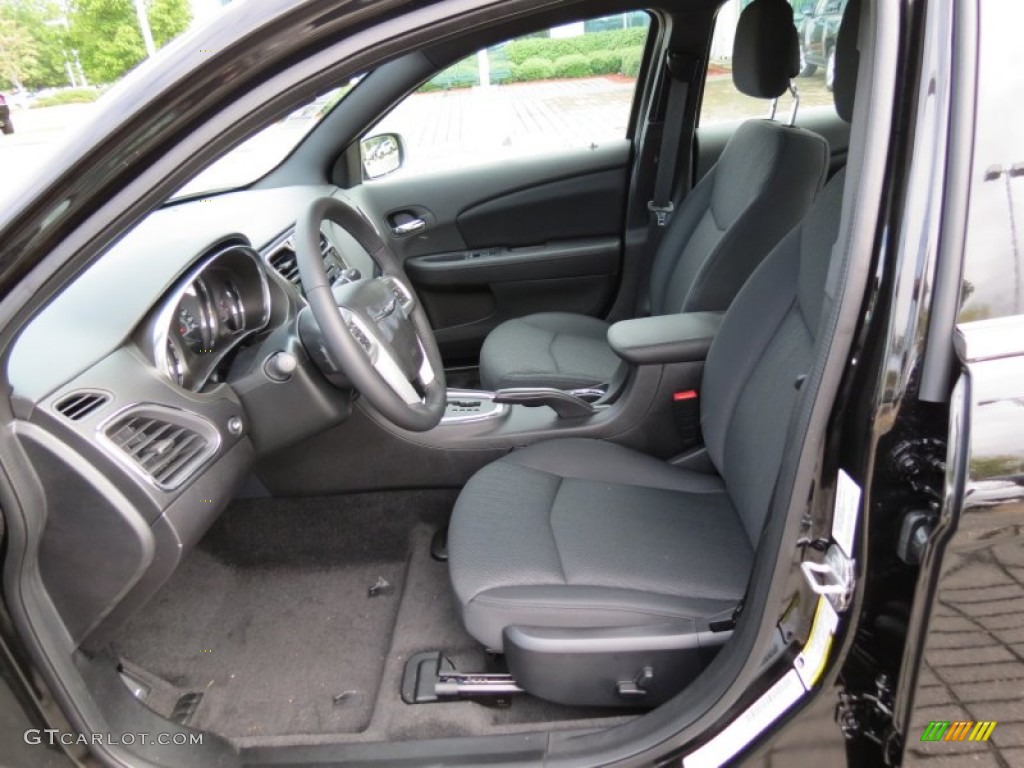 Black Interior 2014 Chrysler 200 Touring Sedan Photo #86541141