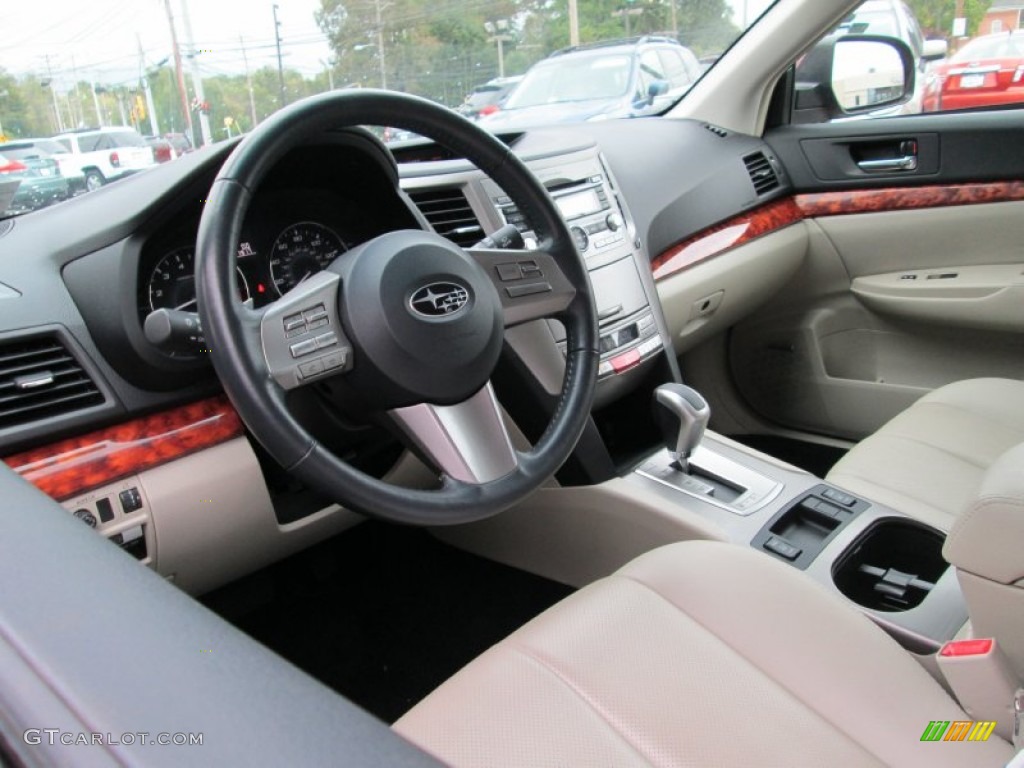 2011 Outback 2.5i Limited Wagon - Ruby Red Pearl / Warm Ivory photo #10
