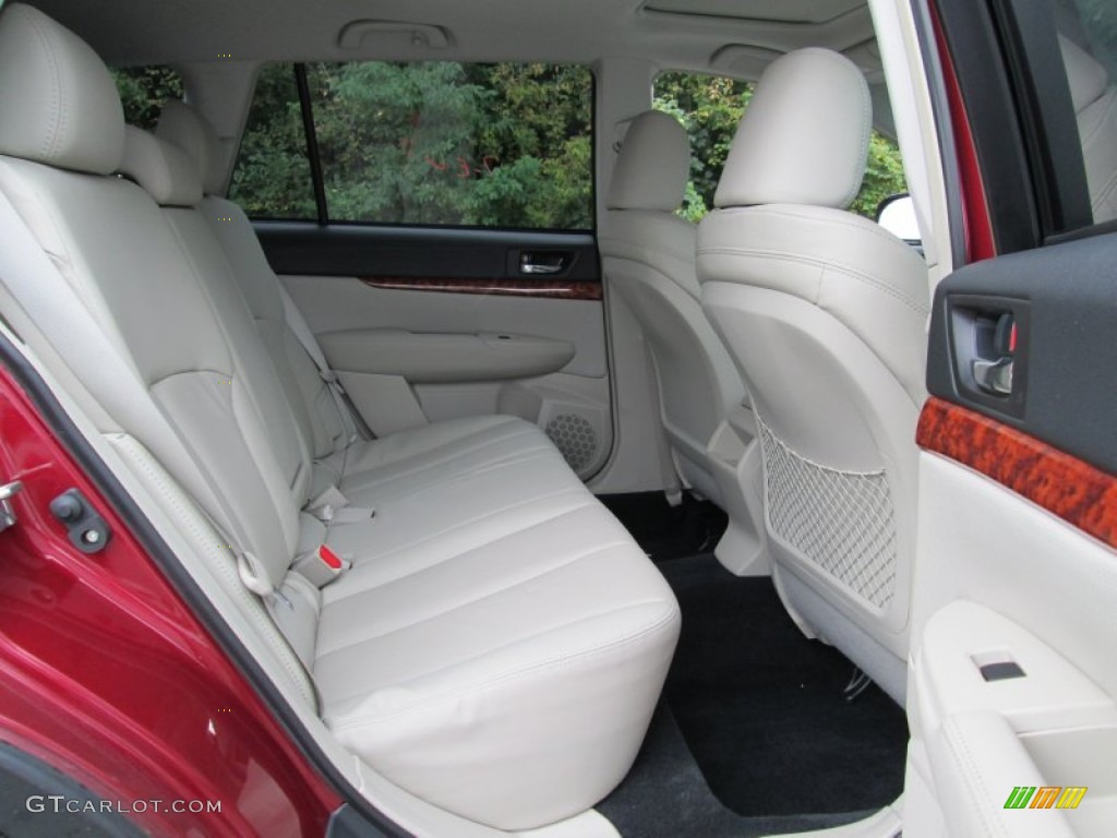 2011 Outback 2.5i Limited Wagon - Ruby Red Pearl / Warm Ivory photo #18