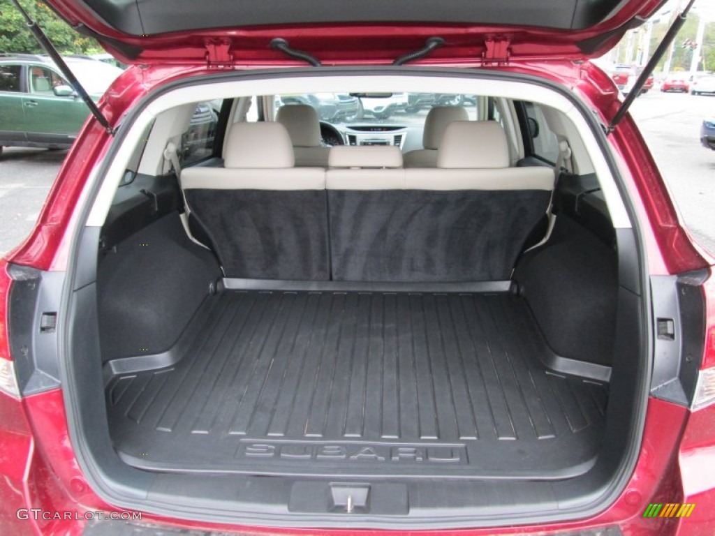 2011 Outback 2.5i Limited Wagon - Ruby Red Pearl / Warm Ivory photo #21