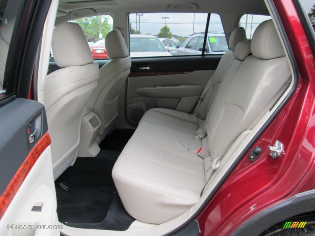 2011 Outback 2.5i Limited Wagon - Ruby Red Pearl / Warm Ivory photo #22