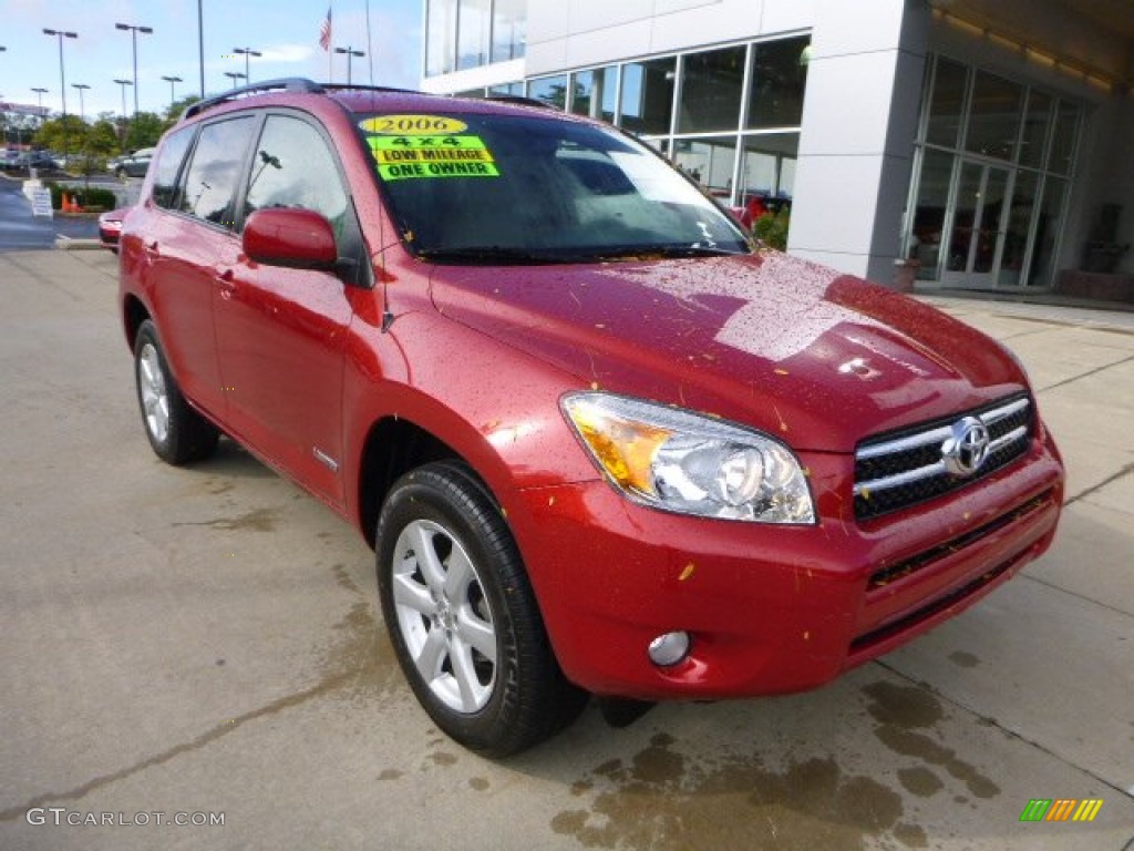 Barcelona Red Metallic 2006 Toyota RAV4 Limited 4WD Exterior Photo #86541900
