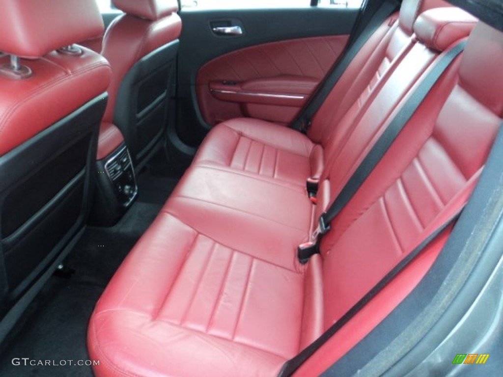 2011 Dodge Charger R/T Plus Rear Seat Photo #86541924