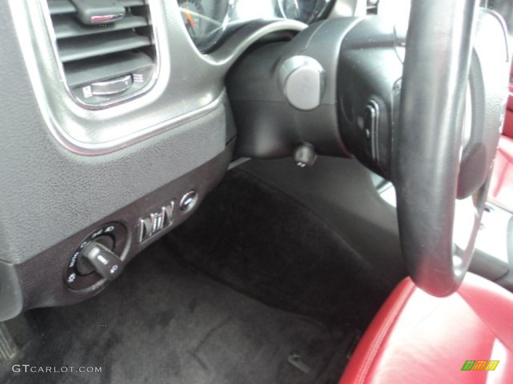 2011 Charger R/T Plus - Tungsten Metallic / Black/Radar Red photo #12