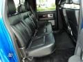 2011 Ford F150 Black Interior Rear Seat Photo