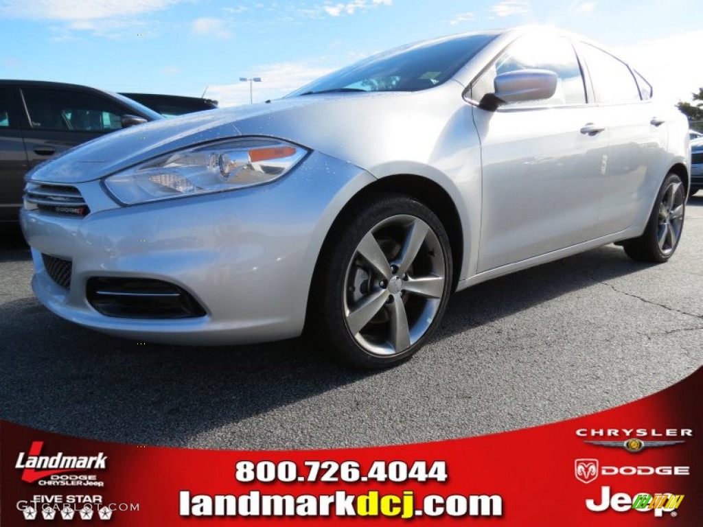 Bright Silver Metallic Dodge Dart