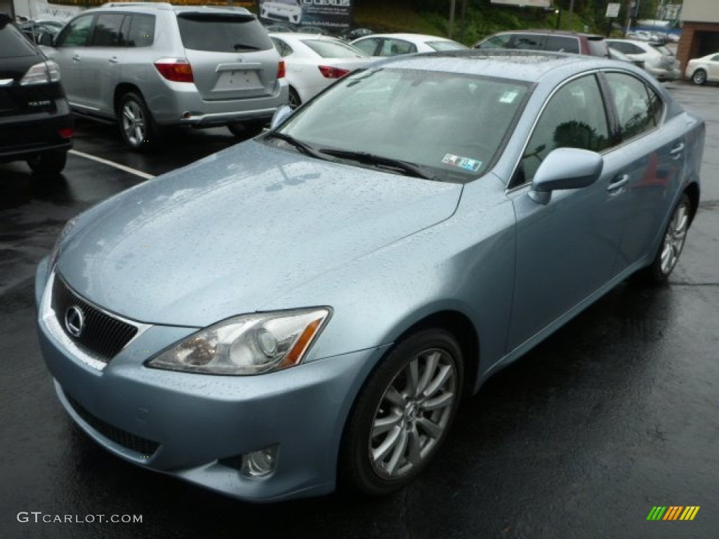 2008 IS 250 AWD - Breakwater Blue Metallic / Sterling Gray photo #2