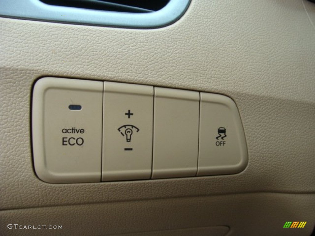 2012 Elantra GLS - Shimmering White / Beige photo #12