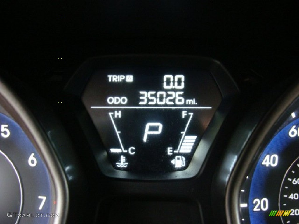 2012 Elantra GLS - Shimmering White / Beige photo #15
