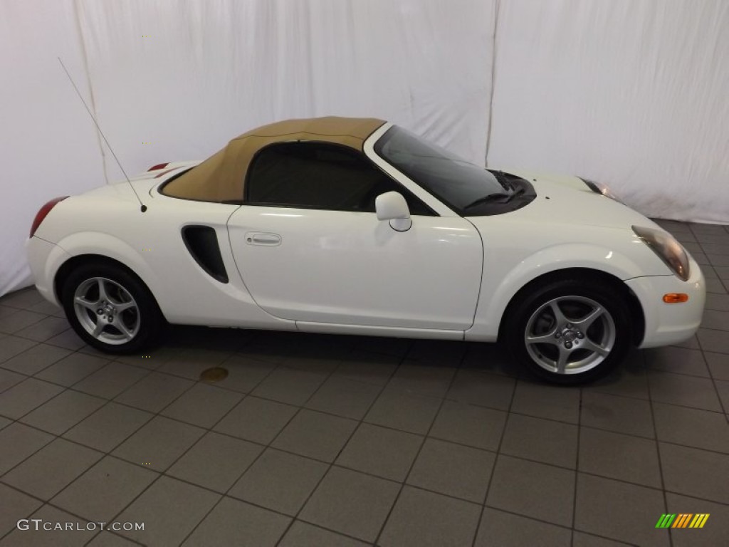 2002 MR2 Spyder Roadster - Super White / Tan photo #5