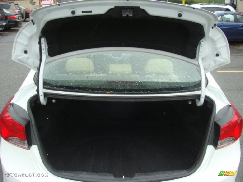 2012 Elantra GLS - Shimmering White / Beige photo #19