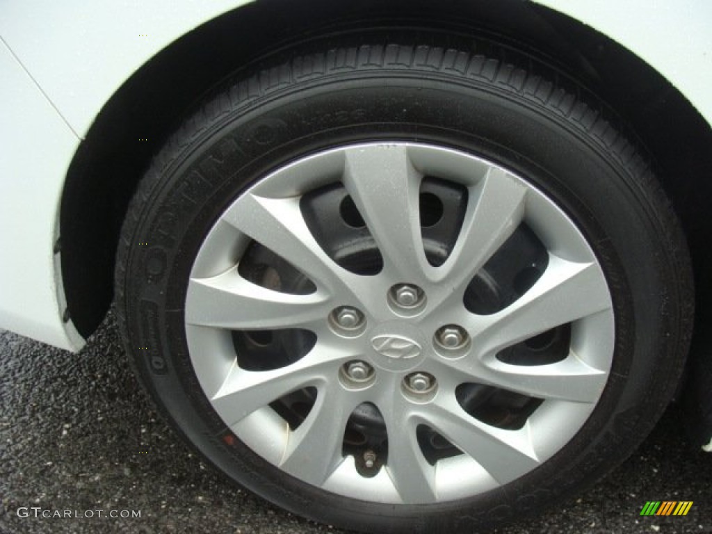 2012 Elantra GLS - Shimmering White / Beige photo #25