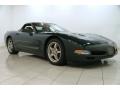 Dark Bowling Green Metallic 2000 Chevrolet Corvette Convertible Exterior