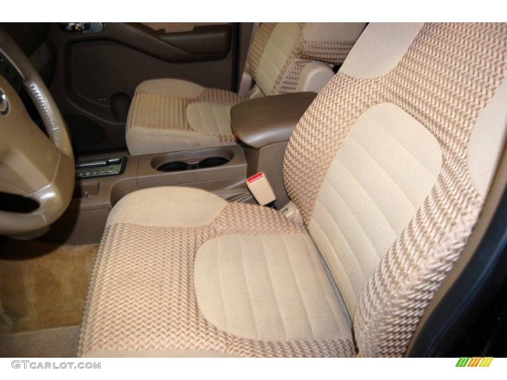 2005 Frontier LE King Cab - Storm Gray Metallic / Desert photo #10