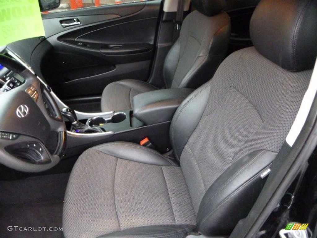 2011 Sonata SE - Midnight Black / Black photo #10