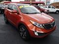 Front 3/4 View of 2011 Sportage SX