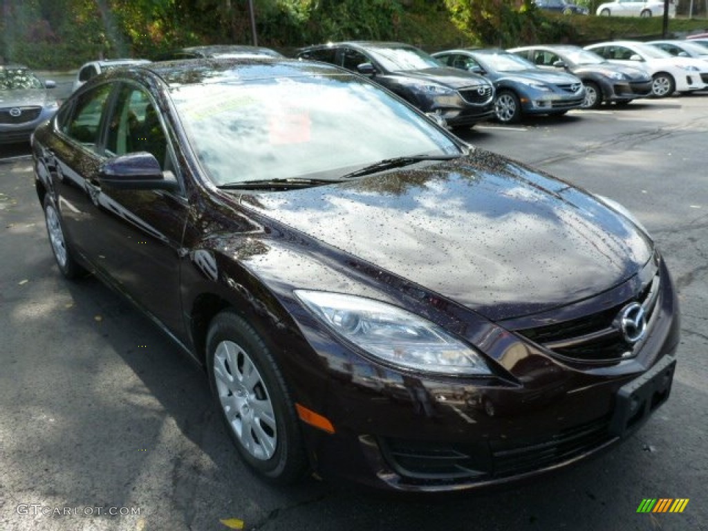 2010 MAZDA6 i Sport Sedan - Black Cherry Metallic / Black photo #3