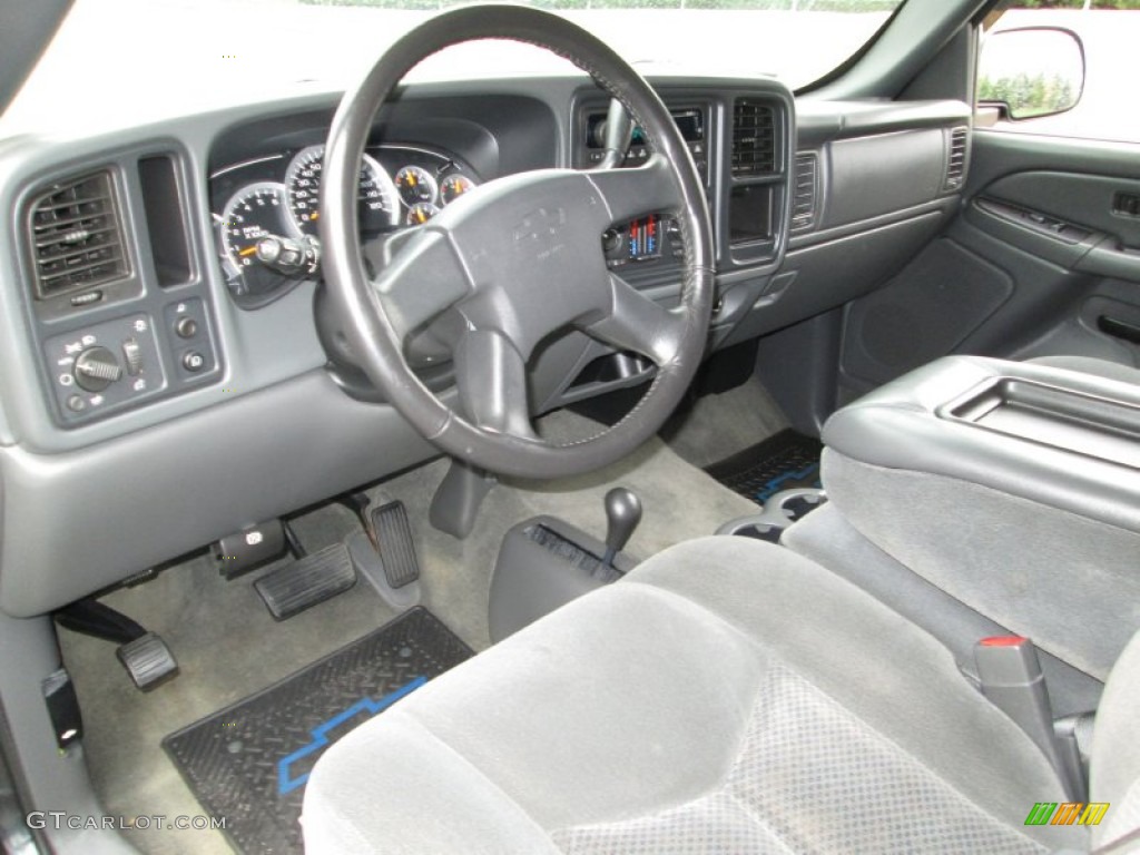 2005 Silverado 1500 Z71 Extended Cab 4x4 - Dark Gray Metallic / Dark Charcoal photo #18